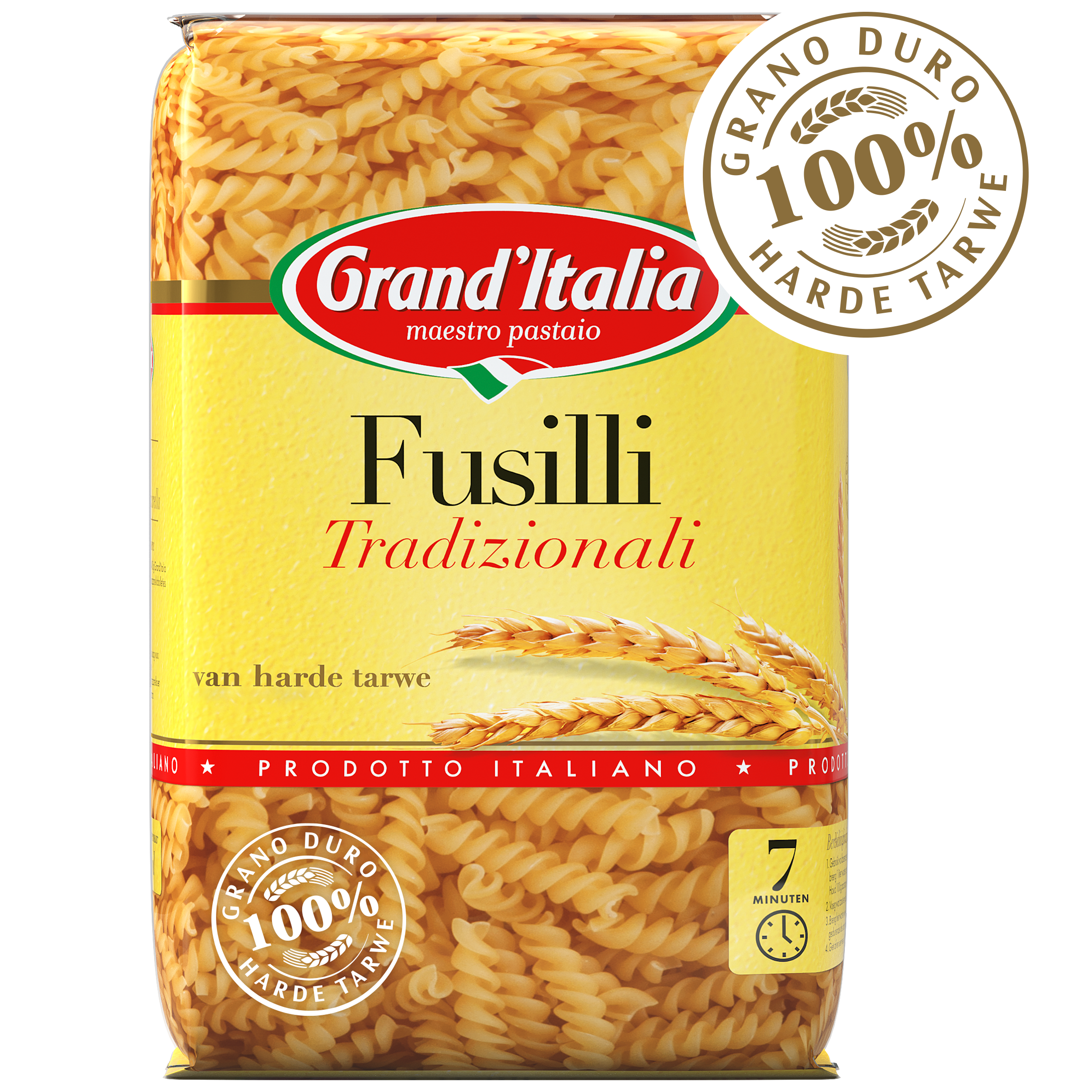 Pasta Fusilli Tradizionali 500g claim Grand'Italia